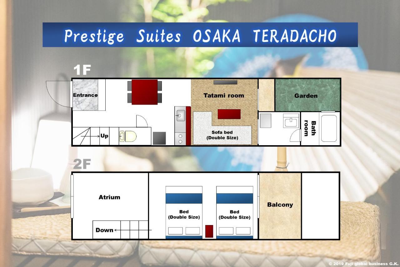 Prestige Suites Osaka Teradacho Eksteriør billede